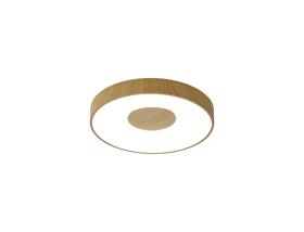 M7568  Coin 56W LED Round Ceiling Wood Effect